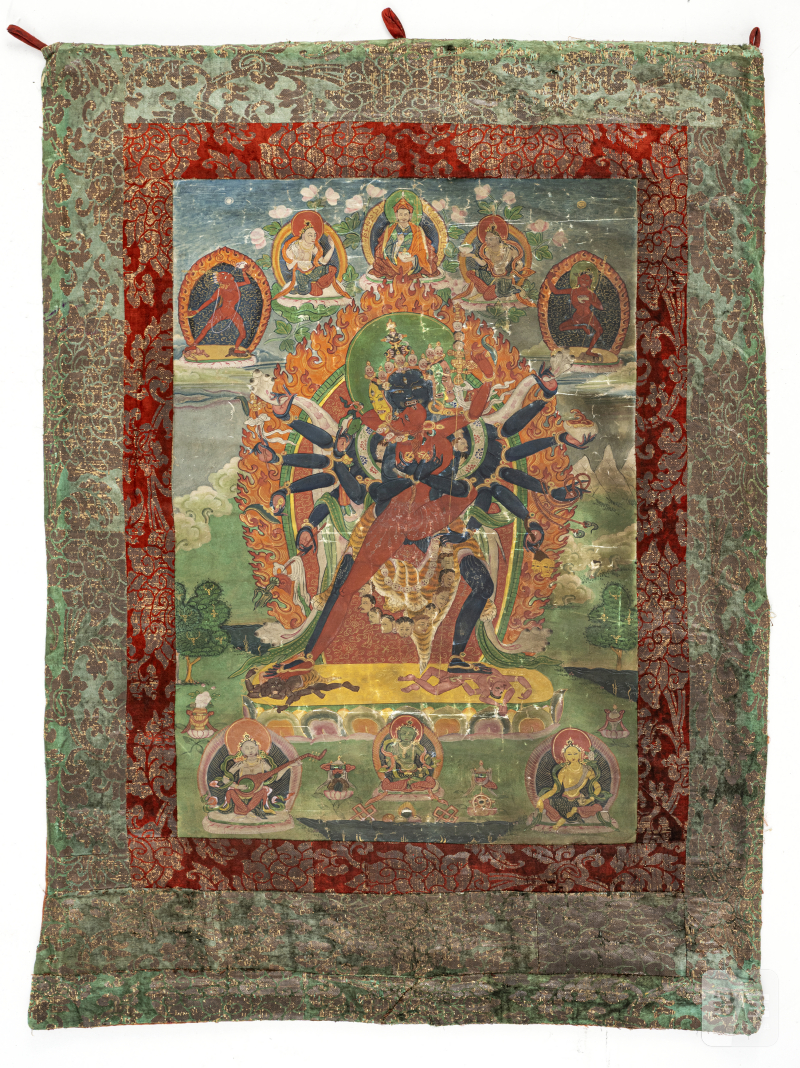 A THANGKA DEPICTING SHRICHAKRASAMVARA - 图2